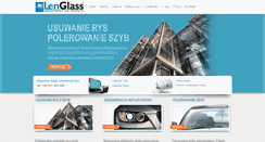 Desktop Screenshot of lenglass.pl